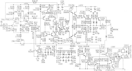 場(chǎng)效應(yīng)管功放電路