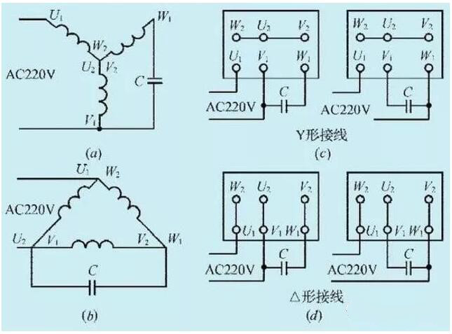 380V電機(jī)如何轉(zhuǎn)接成220V