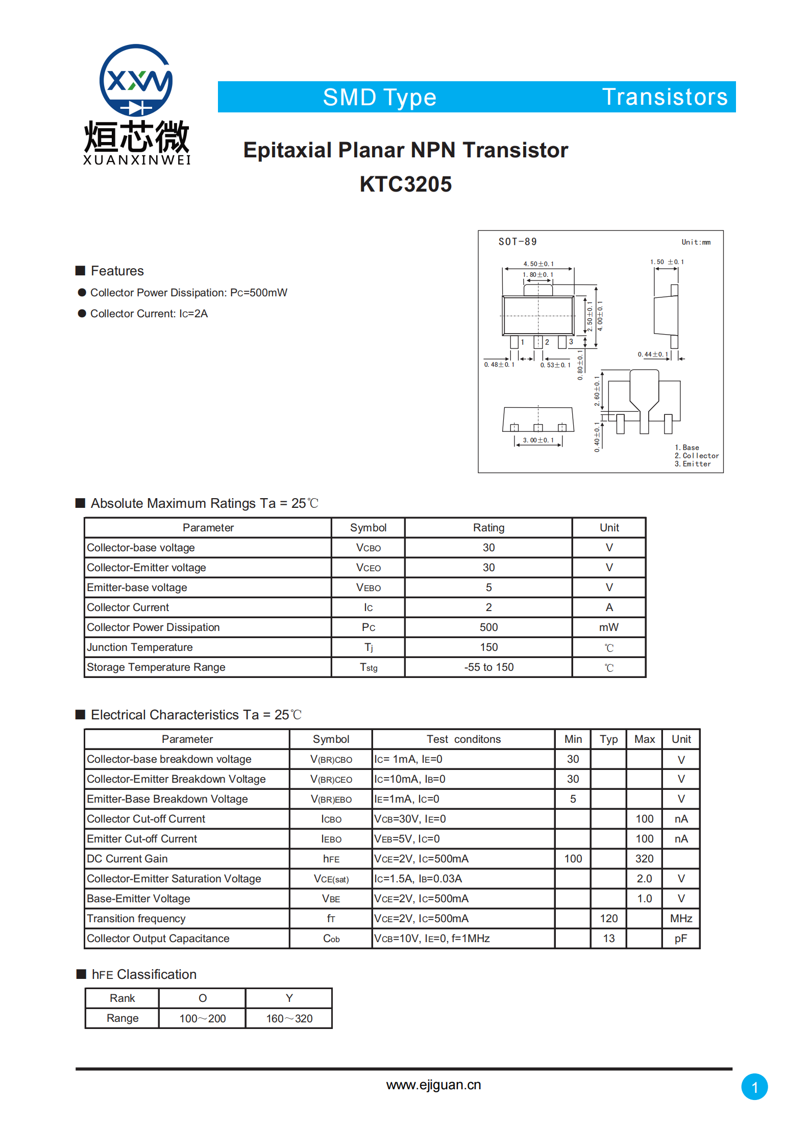 KTC3205三極管