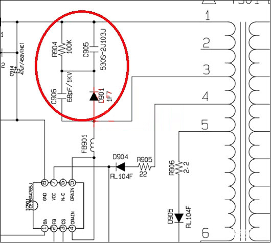 開關(guān)電源 變壓器 分布電容 漏感