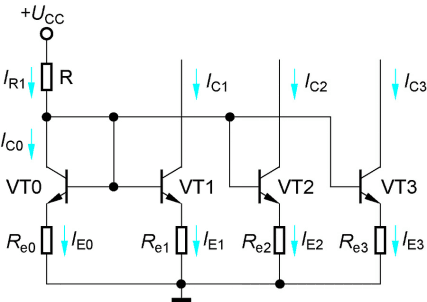 鏡像恒流源電路