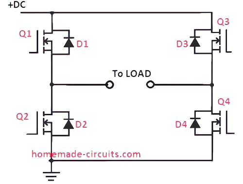 MOSFET 二極管 逆變器