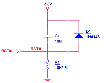 RC復位電路時間