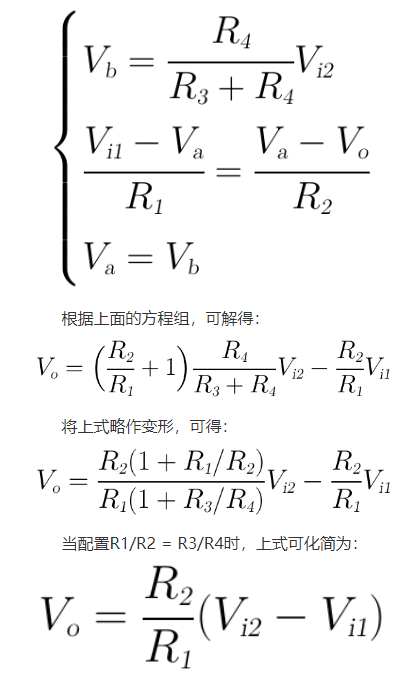 運(yùn)放減法器