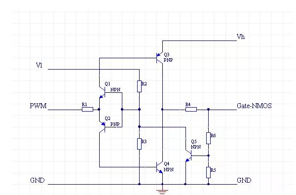 MOS管高端驅動電路 調(diào)壓電路