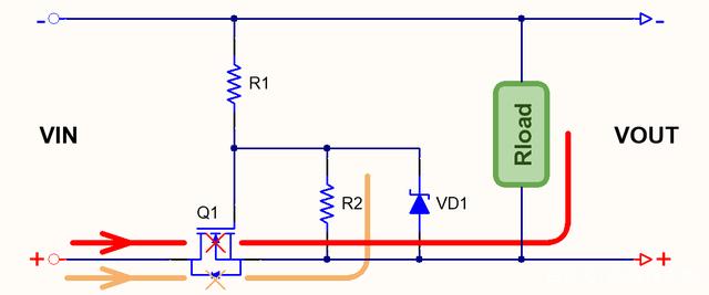 MOS管防反接電路